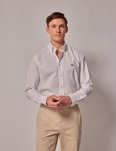 White Oxford Shirt - Button Down Collar - Lord's Limited Edition