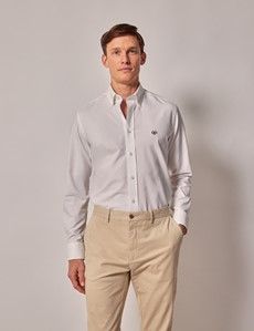 White Oxford Shirt - Button Down Collar - Lord's Limited Edition-preview2