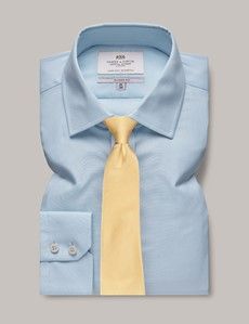 Classic Fit Blue Poplin Shirt