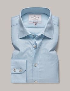 Classic Fit Blue Poplin Shirt
