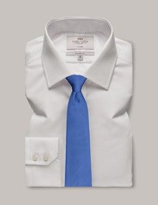 Non-Iron White Fine Twill Classic Shirt-preview2
