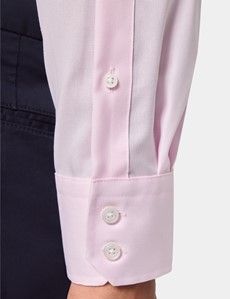 Classic Fit Pink Pin Point Non-Iron Oxford Shirt