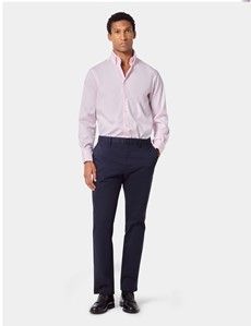 Classic Fit Pink Pin Point Non-Iron Oxford Shirt