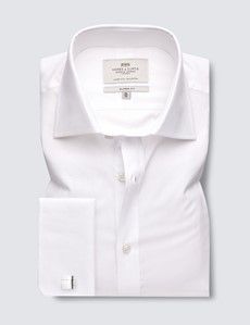 White Classic Shirt - French Cuff-preview1