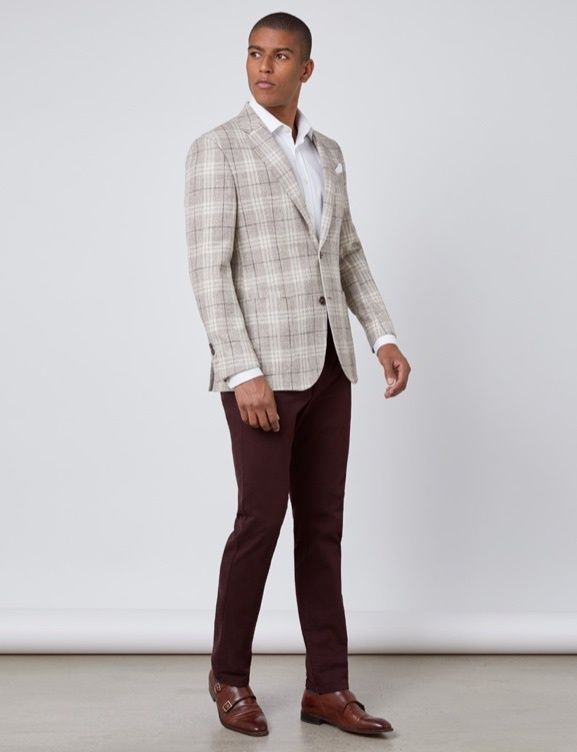 Luxurious Italian Wool Fabric Blazers - Hawes & Curtis