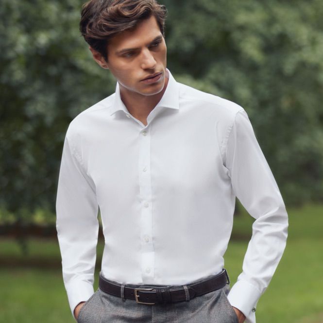 Mens White Shirt | Hawes & Curtis | USA