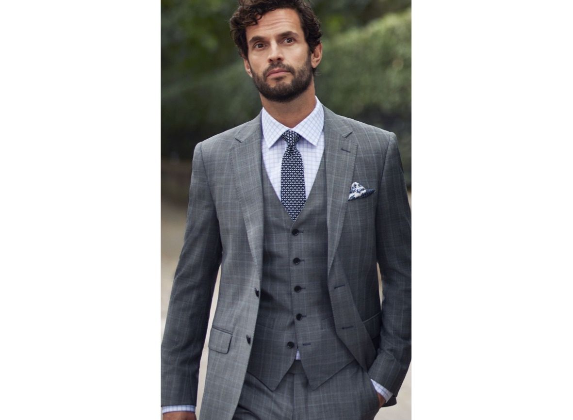 Check Suits for Men | Hawes & Curtis ! USA
