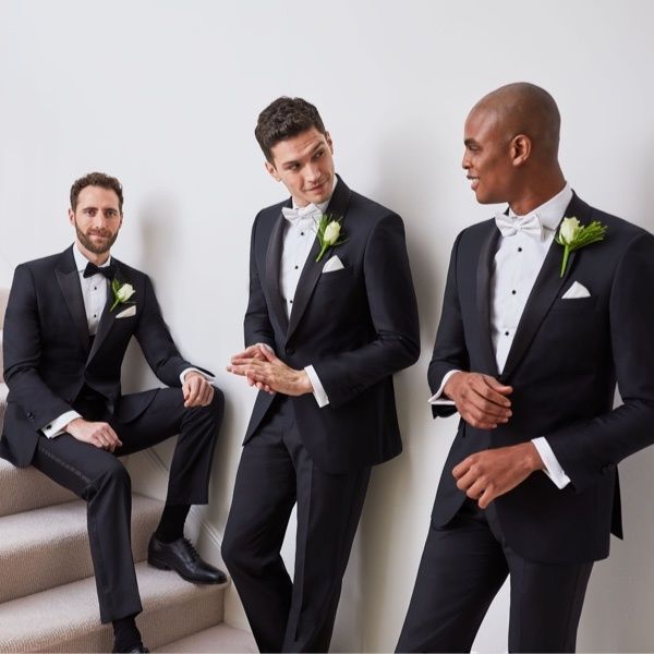 Mens in wedding suits - Hawes & Curtis