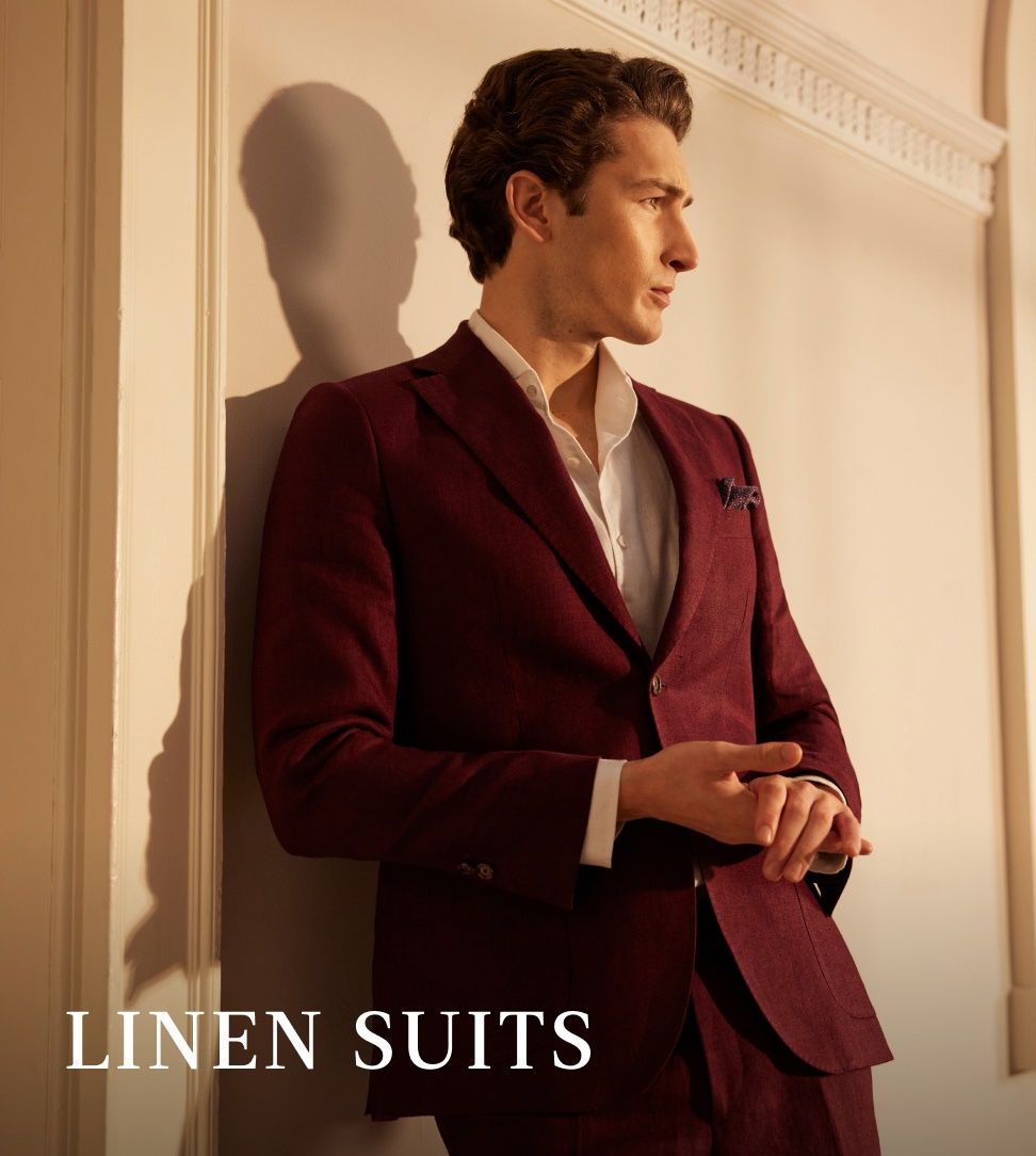  Men’s Cotton Linen Suits