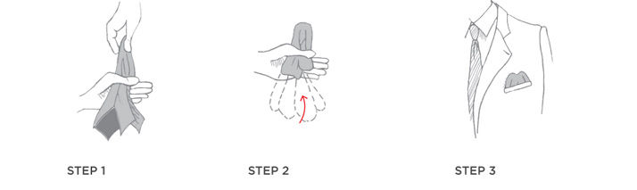 how to fold a pocket square
