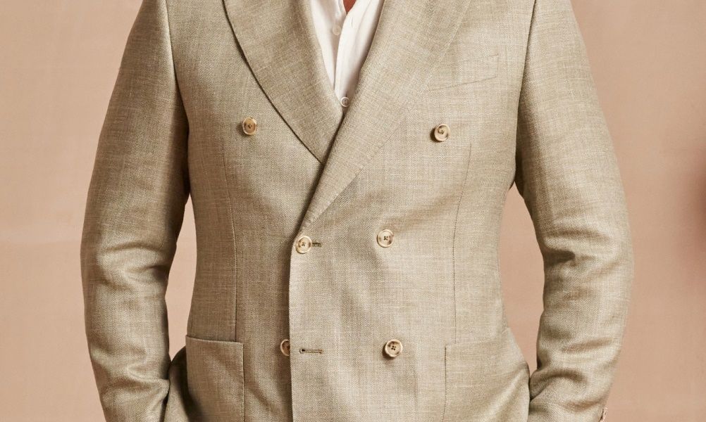 Garry Neville - Beige Cotton Linen Blazer £249