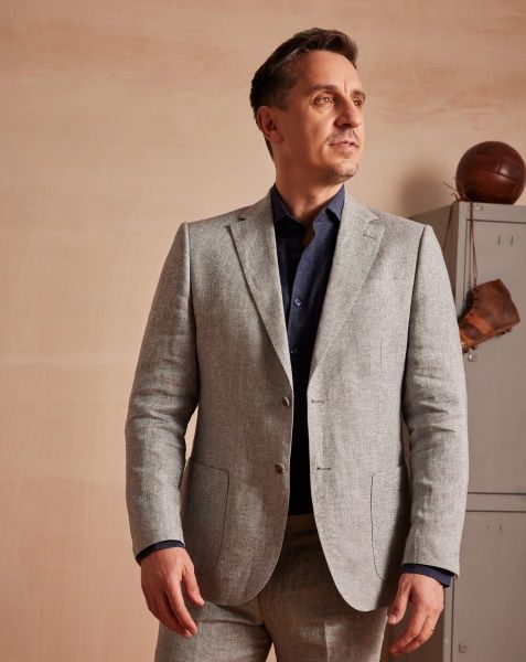 Garry Neville - Beige Cotton Linen Blazer £249