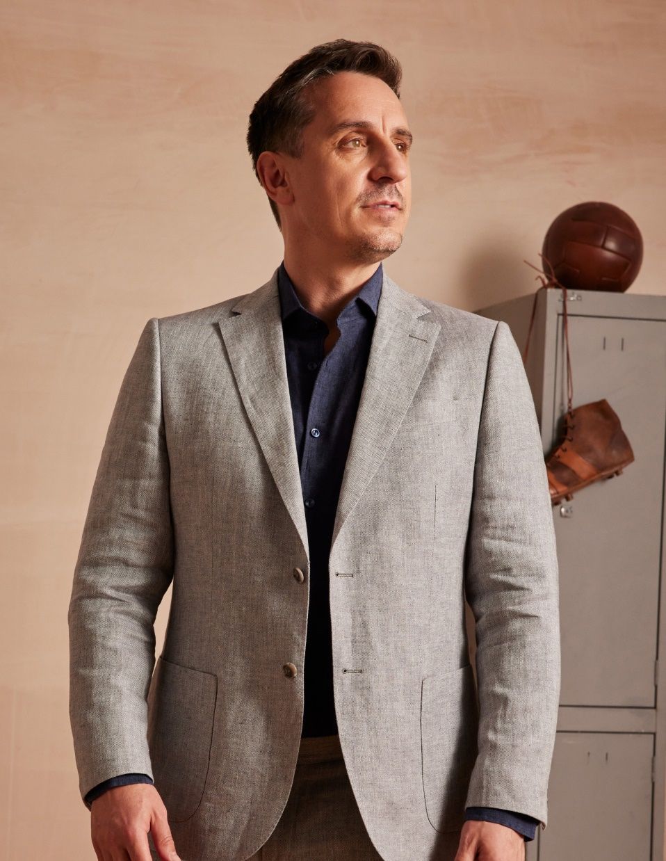 Garry Neville - Black Leather Wholecut Oxford Shoe