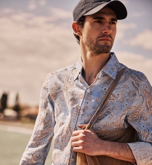 Hawes and Curtis linen shirts collection