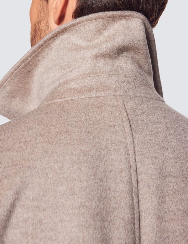 epine volume wool tailored coat gray⭐️ volume wool tailored coat charcoal gray | épine