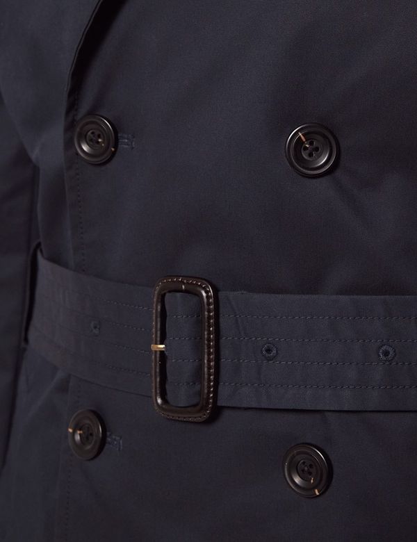 burberry navy trench coat mens