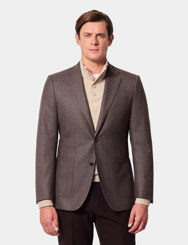 Slim Fit Brown Blazer