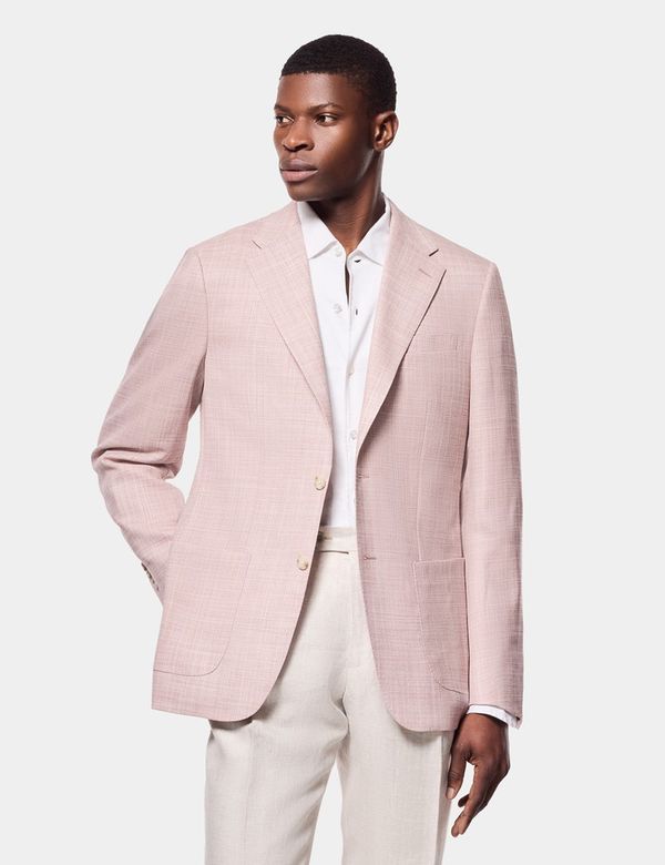 light pink dress with blazer Lavish Alice button detail blazer dress in light pink