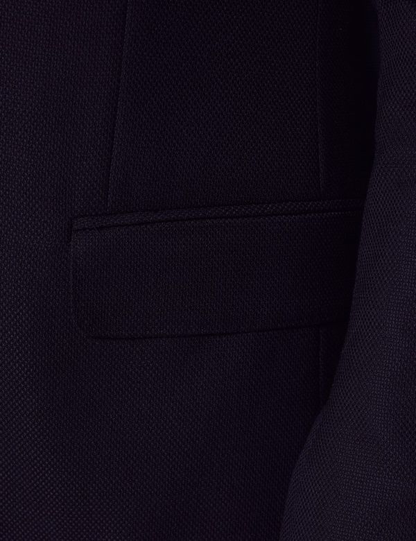 10825 Navy Plain Blazer