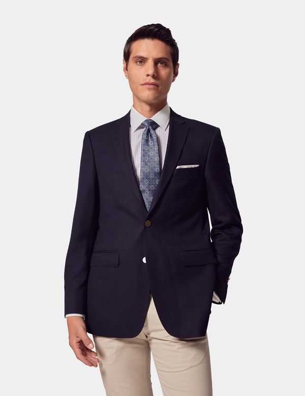 Dunkelblauer Blazer goldene Knöpfe Hawes Curtis