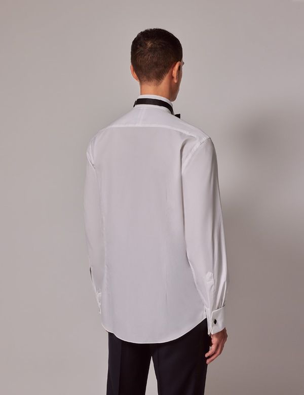 slim fit wing collar dress shirt Mens Next White Slim Fit Textured Wing Collar Dress Shirt US 14 R