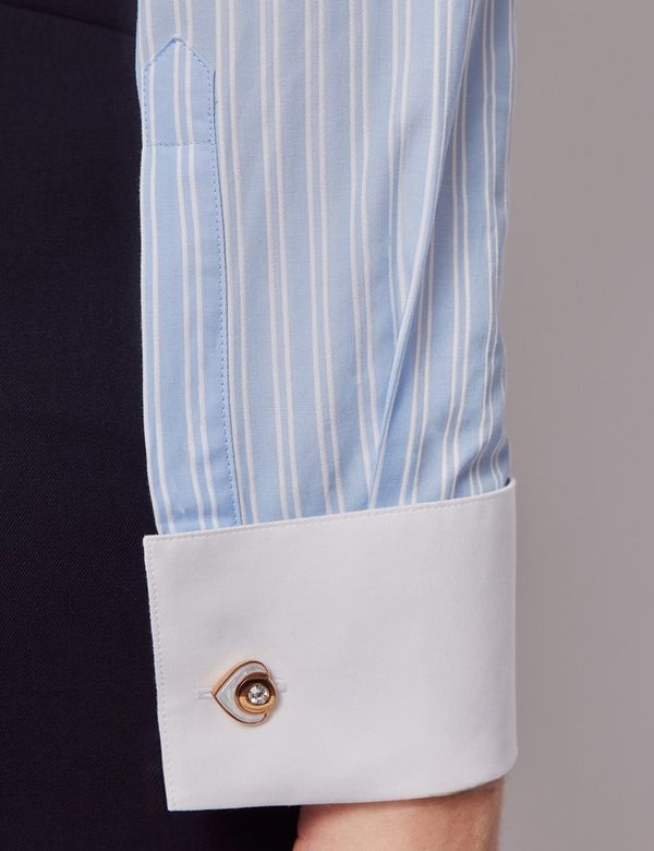 ＜H＞DOUBLE CUFFS REGULAR COLLAR SHIRT シャツ H＞DOUBLE CUFFS REGULAR COLLAR SHIRT/シャツ - メルカリ