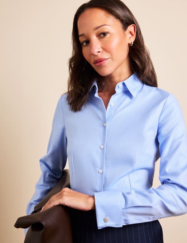 light blue dress shirt womens Amazon.com: Womens Cotton Basic Button Down Shirt V Neck Dress Shirt Ladies Business Casual Long Sleeve Collared Tops Work Blouse Blue : Clothing, Shoes & Jewelry