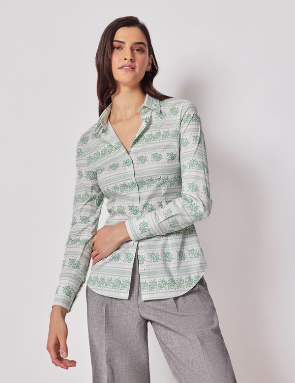 Whipstitch Day Shirt Green