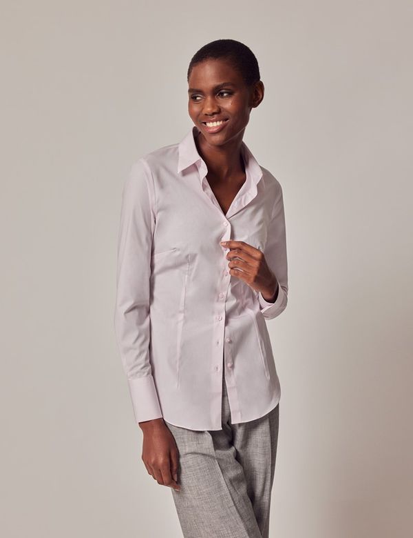 Light Pink Shirt With Grey Pant Hawes Curtis Fitted Pink Shirt Cotton Stretch Plain Women's Light Pink Shirt With Grey Pant Hawes Curtis Fitted Pink Shirt Cotton Stretch Plain Women's