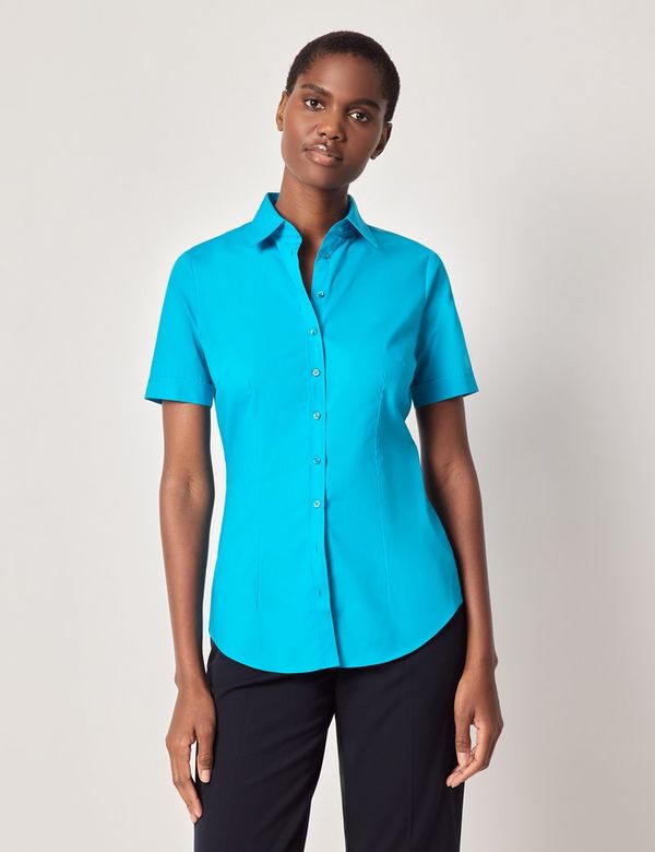 Tシャツ・カットソー FABIANA FILIPPI Woman Polo Shirt Blue MAD275F507D856 5146 Women's Performance Fine Jacquard Polo T-Shirt – Mafoose.com