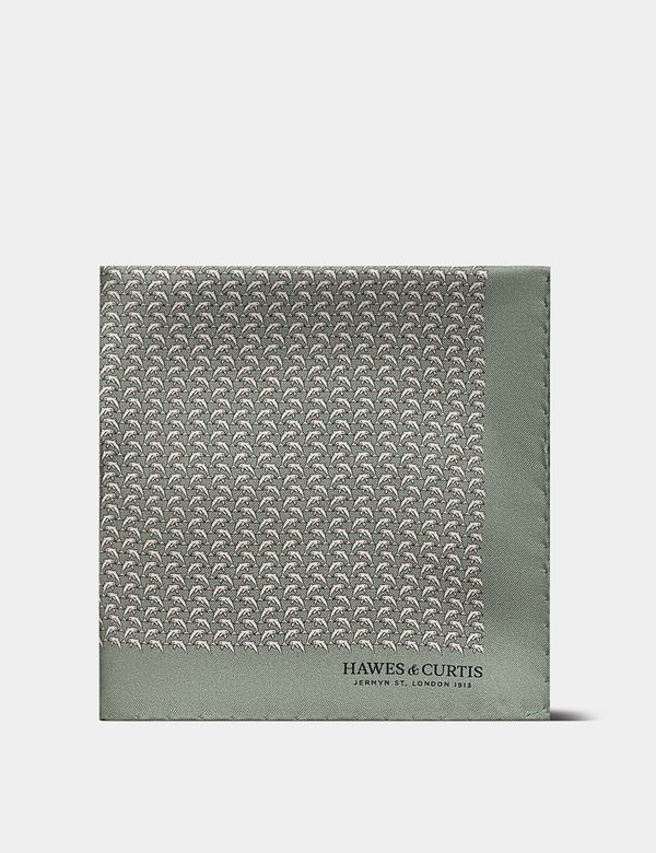 Mint Dolphin 1913 Pocket Square