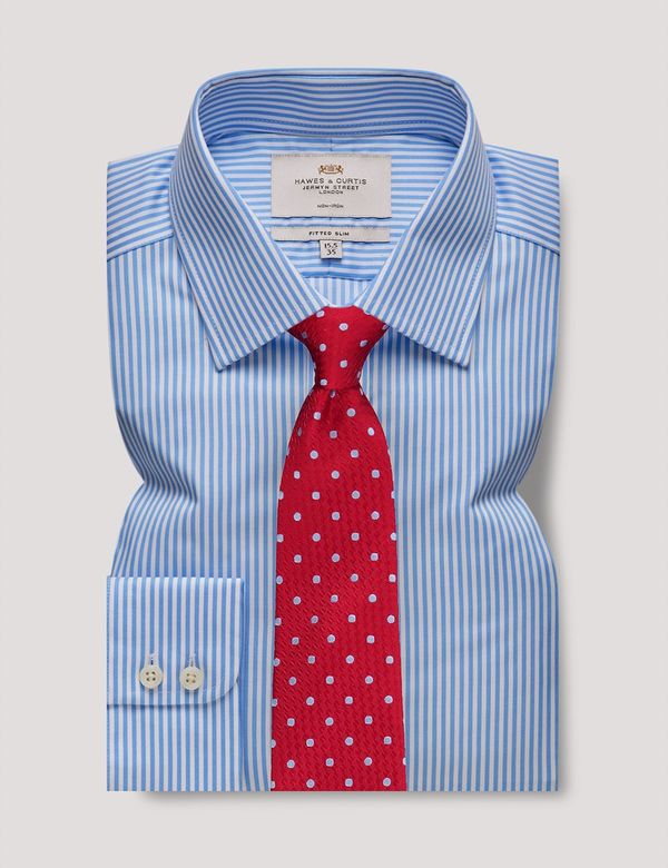 Tシャツ・カットソー CALIBAN FW22 STRIPED SHIRT (1UB5.CUR RE1 WHITE BLUE) Caliban Shirts | Italian Elegance & Tailoring