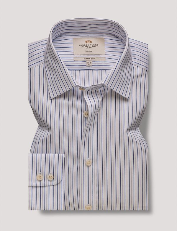 【schott） Stripe shirting natural shirt SH2412_WHT_171.jpg