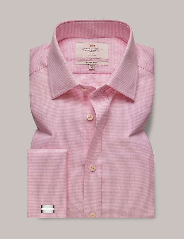 Men's Dobby Non-Iron Dress Shirt - White main image 0