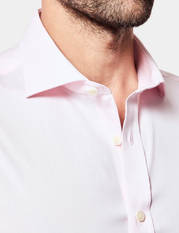 slim fit dress slacks Men's Slim Fit Pink Dress Shirt Size N3 main image 0