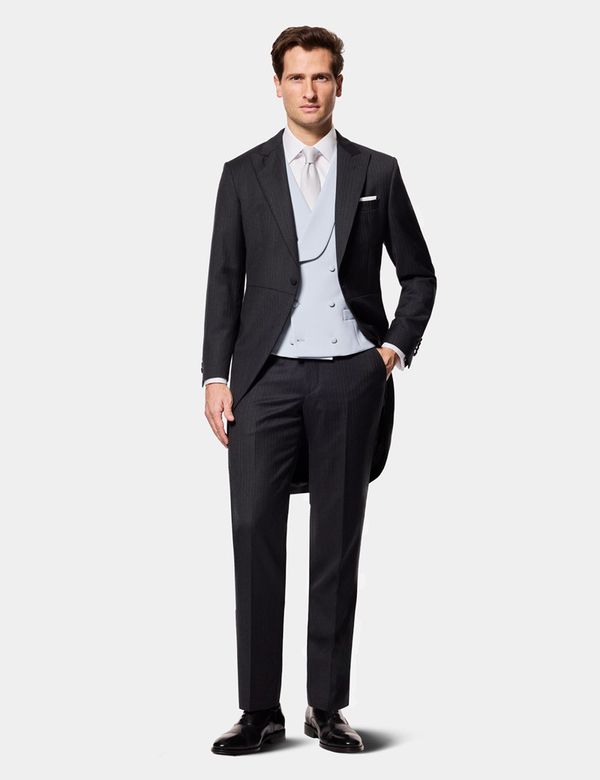 black morning dress Morning Coat in Black Barathea 38 main image 0