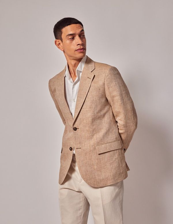 Sand Herringbone Tuxedo Vest Sand Herringbone Tuxedo Vest