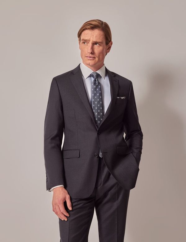 Charcoal Fine Twill Suit