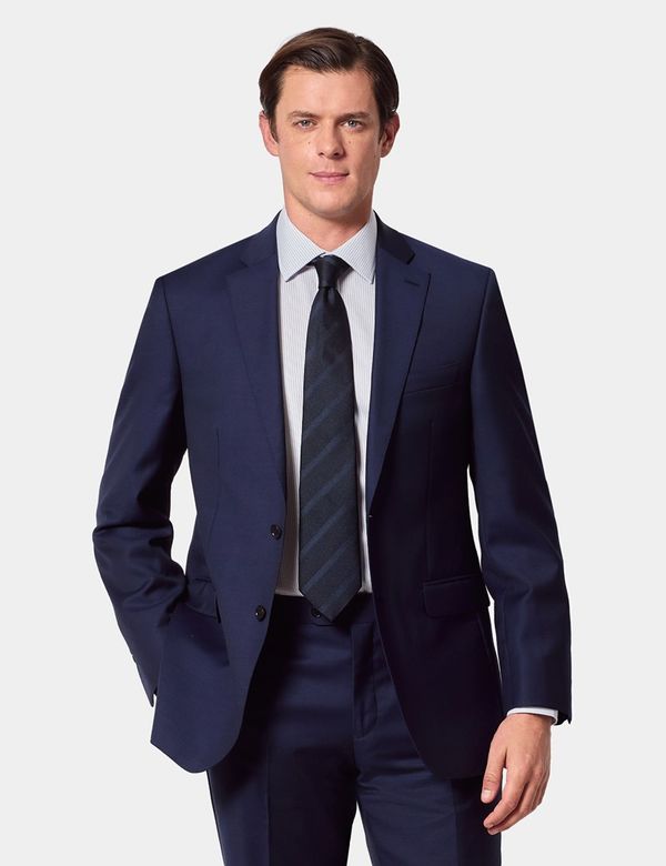 Classic Fit Dark Blue Twill Suit