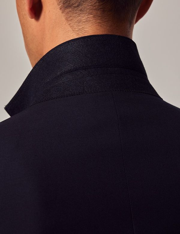 Men's Navy Twill Wool Slim Fit Suit| Hawes & Curtis Men's Navy Twill Wool Slim Fit Suit| Hawes & Curtis