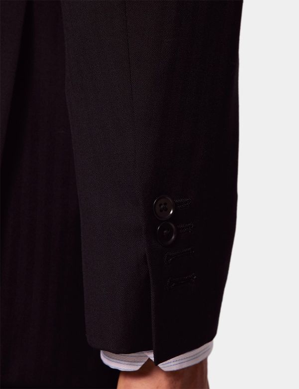 イデー／H& by POOL Coat Black × Herringbone IDEE H&byPOOL Coat Black × Herringbone
