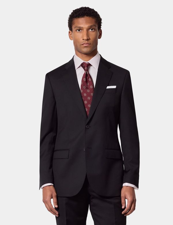black mens dress coat School Uniform Men's Washable Wool 2 Button Tailored Fit Suit Jacket Perfect for any occasion Reiss Slim-Fit Single Breasted Wool
