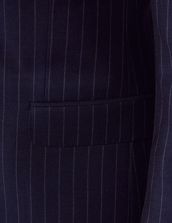 【sacai23ss】Chalk stripe coat Chalk Stripe x Rip Stop Jacket – La Garçonne