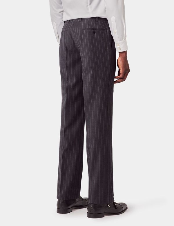 The Trivero Charcoal Chalk Stripe Suit