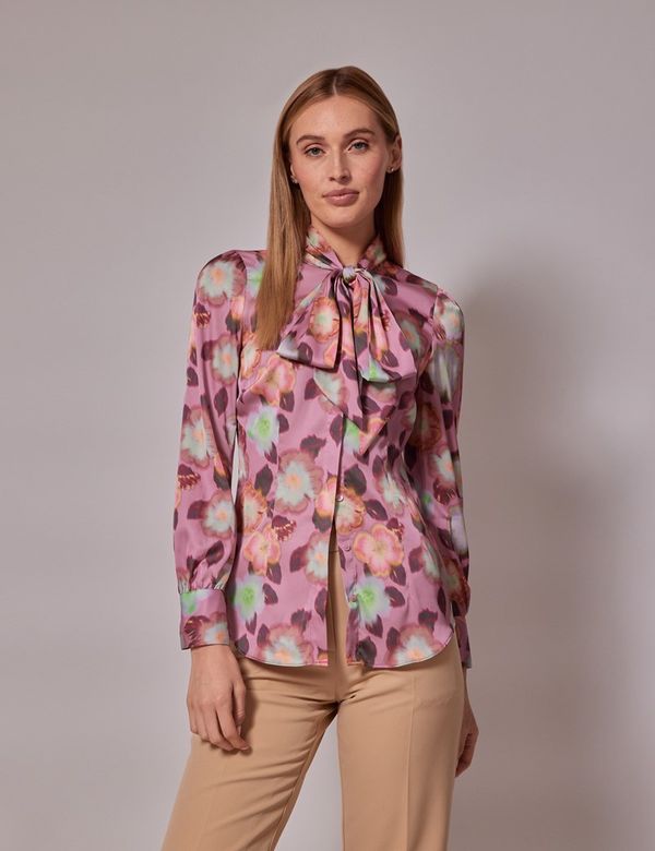 一度着用】OHGA FLOWER BLOUSE ピンク