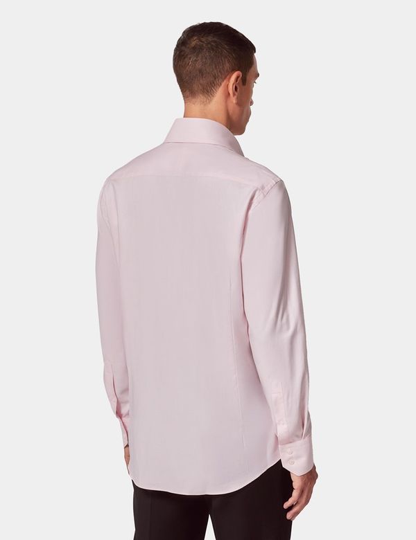 トップス seyto Pleats eyelet collar shirt silk sloped shoulder wide a-line short sleeve shirt with