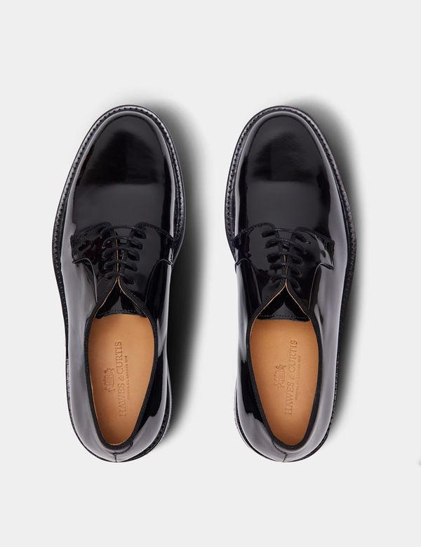 black derby dress shoes Dirk Brogues Derby Matte Black Nubuck Leather Shoes