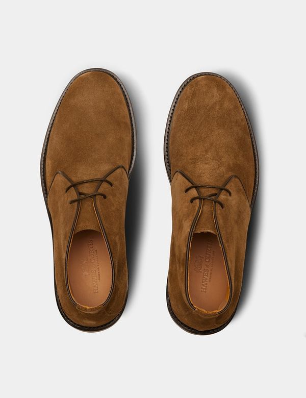 The Generic Man Handmade Caramel Leather Chukka Boots, Sz 44.5/US 11 Men main image 3