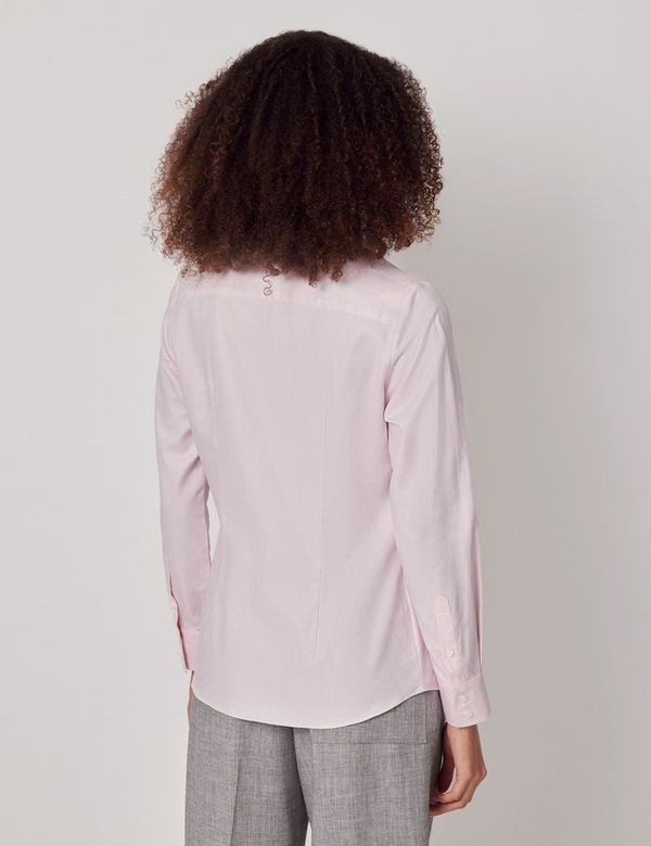 Sinched Waist Shirt Light Pink