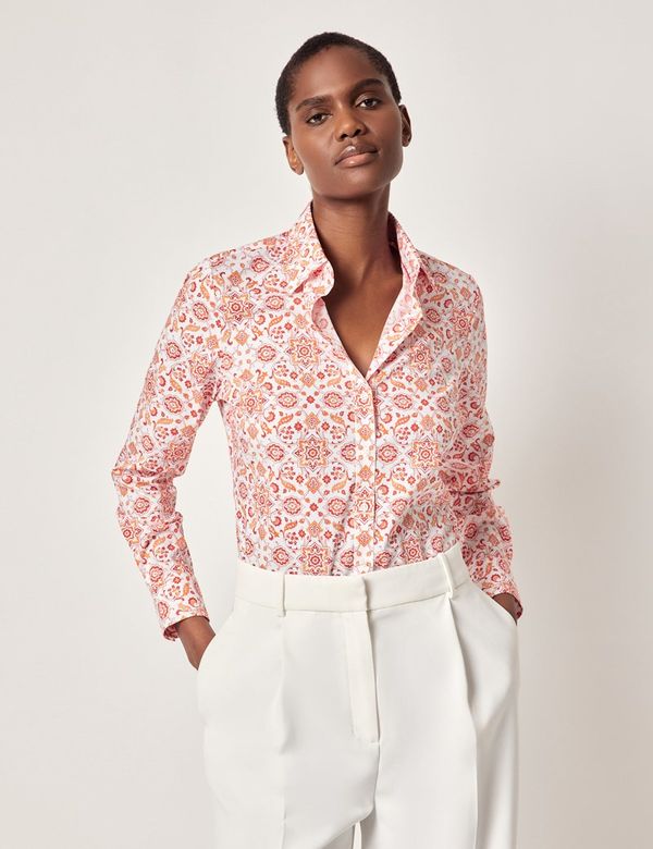 カットソー(長袖+七分) UNITED ARROWS - OperaSPORT LAURA SHIRT/H beauty andyouth Women's WILSHIRE Long Sleeve Button Up Shirt | PCNA